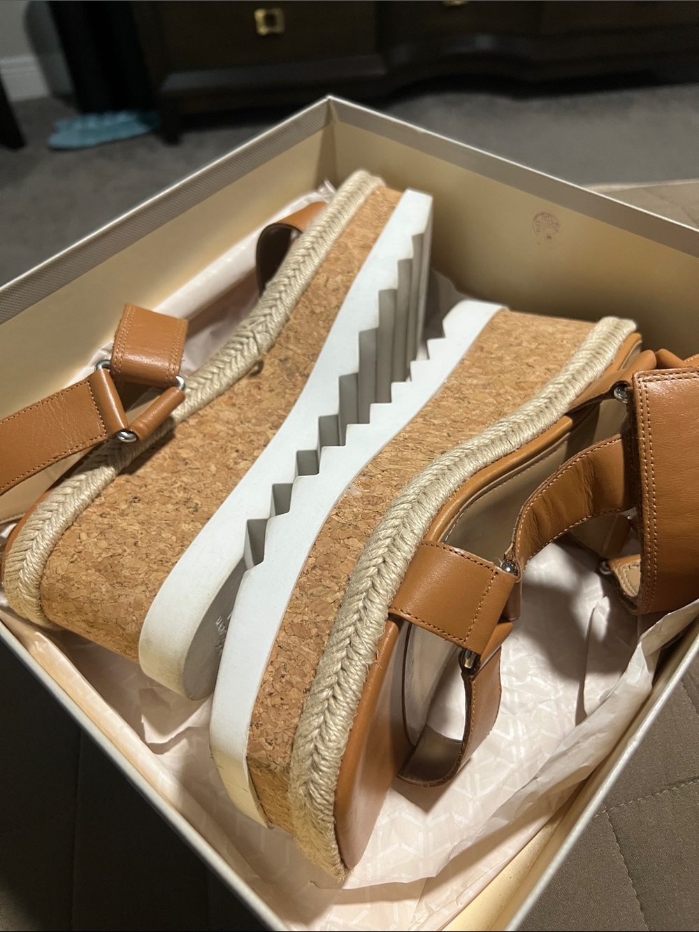 Marc Fisher Womens Platform Espadrille Sandals 8.5